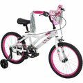 Geared2Golf 18 in. Fire Up Girls Bike, White - One Size GE3509525